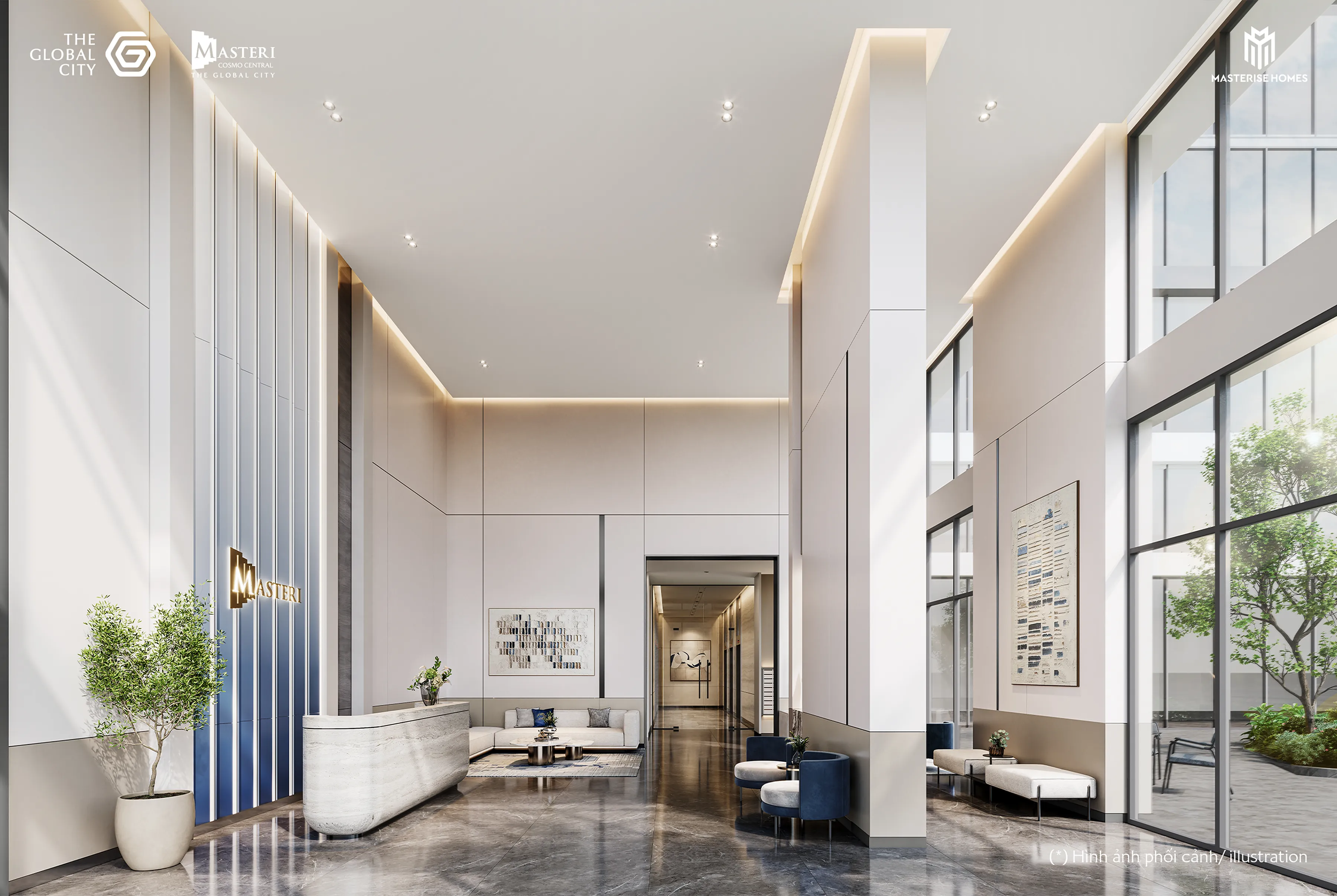 Căn 2PN Masteri Cosmo Central - Nexus vị trí tốt, kết nối đa chiều. Mua bán căn hộ tại Masteri Cosmo Central, Khu đô thị The Global City, đường Đỗ Xuân Hợp, Bình Trưng, Hồ Chí Minh được đăng bởi VPI Official. Hình 3