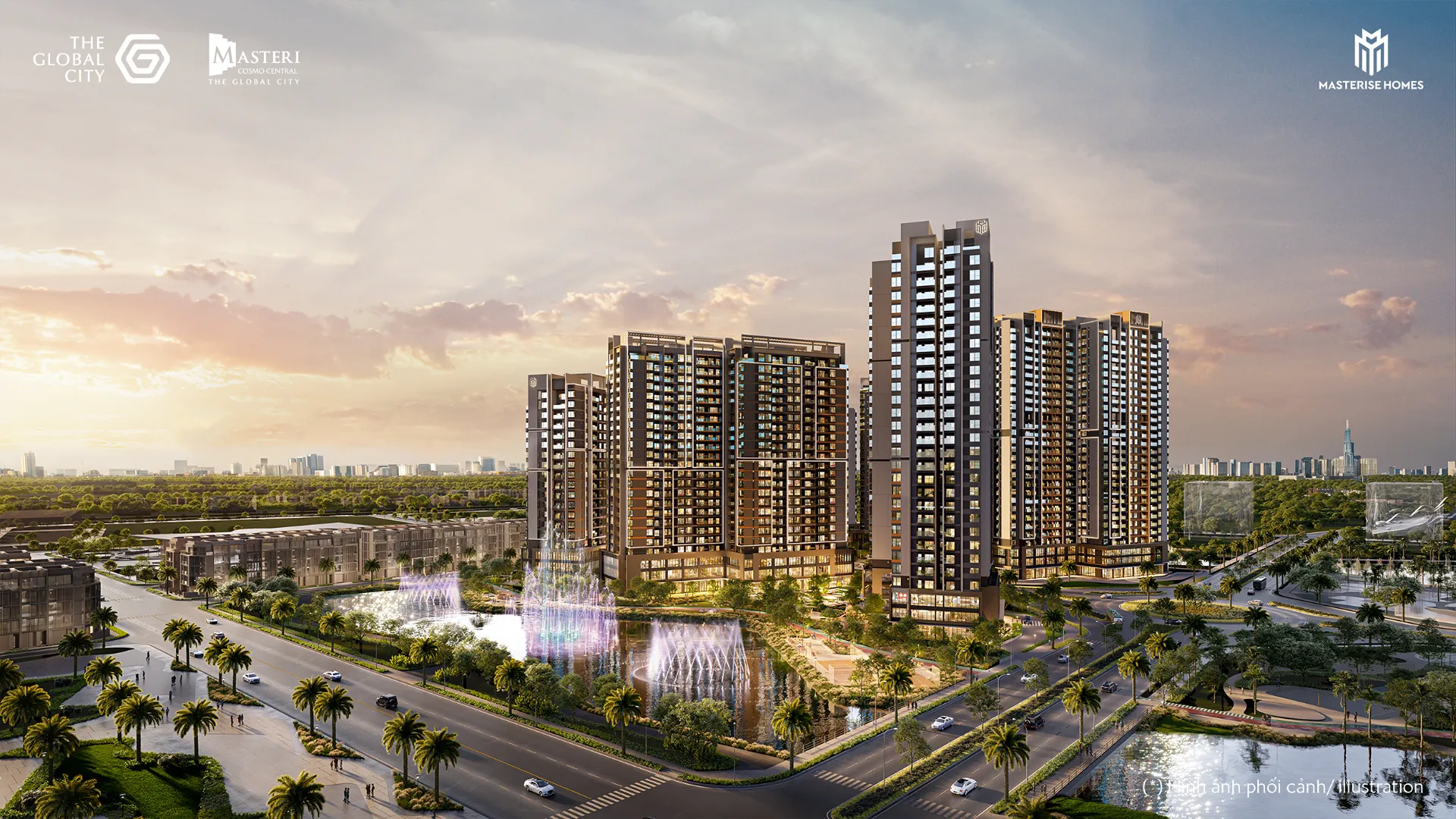 Căn Hộ 2 Phòng Ngủ B1-xx-06A Masteri Cosmo Central Sở Hữu Vị Trí Tâm Điểm Của Trung Tâm. For Sale apartment in Khu đô thị The Global City, đường Đỗ Xuân Hợp, Bình Trưng, Hồ Chí Minh posted by VPI Official. Hình 7