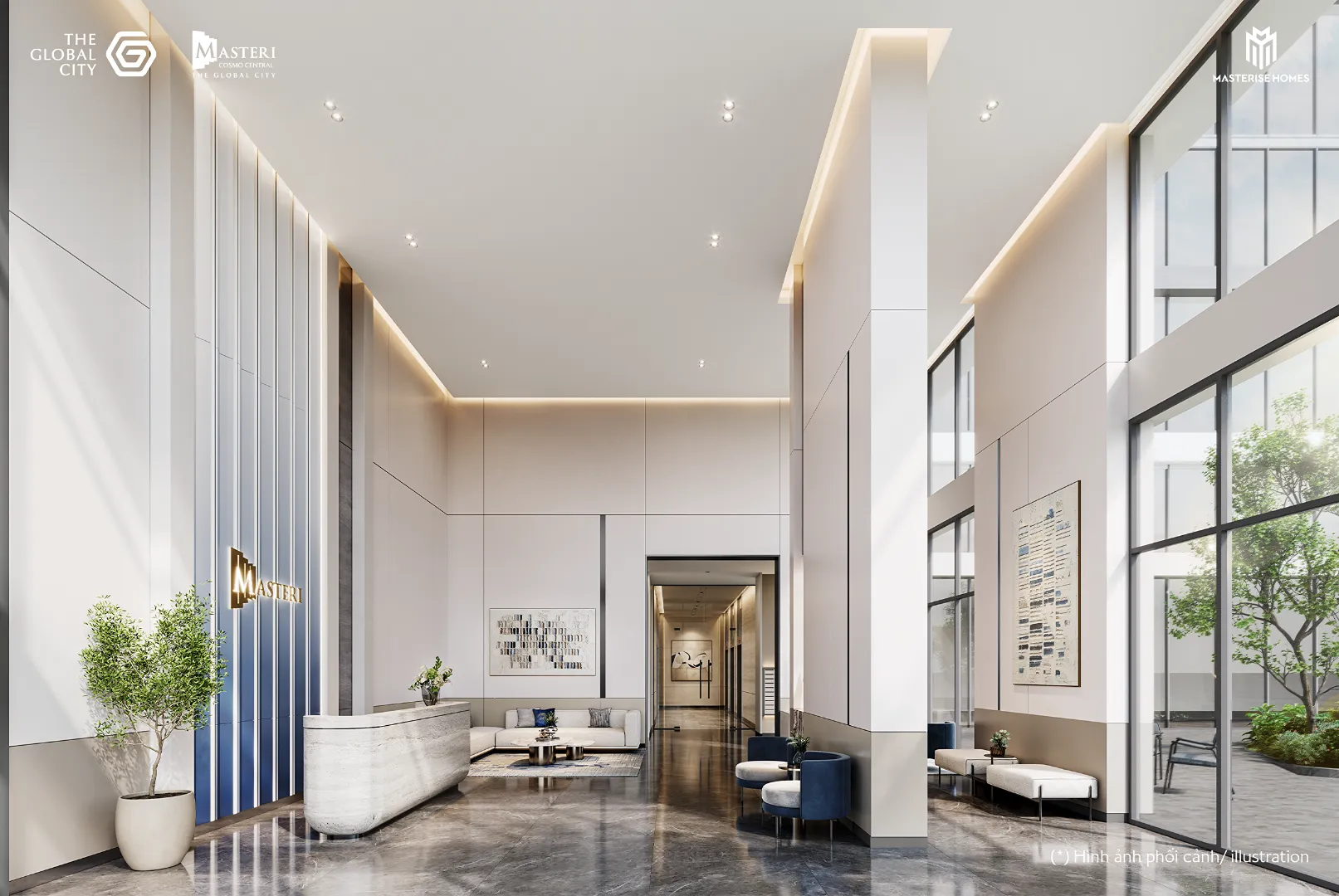 Căn Hộ 2 Phòng Ngủ B1-xx-06A Masteri Cosmo Central Sở Hữu Vị Trí Tâm Điểm Của Trung Tâm. For Sale apartment in Khu đô thị The Global City, đường Đỗ Xuân Hợp, Bình Trưng, Hồ Chí Minh posted by VPI Official. Hình 5