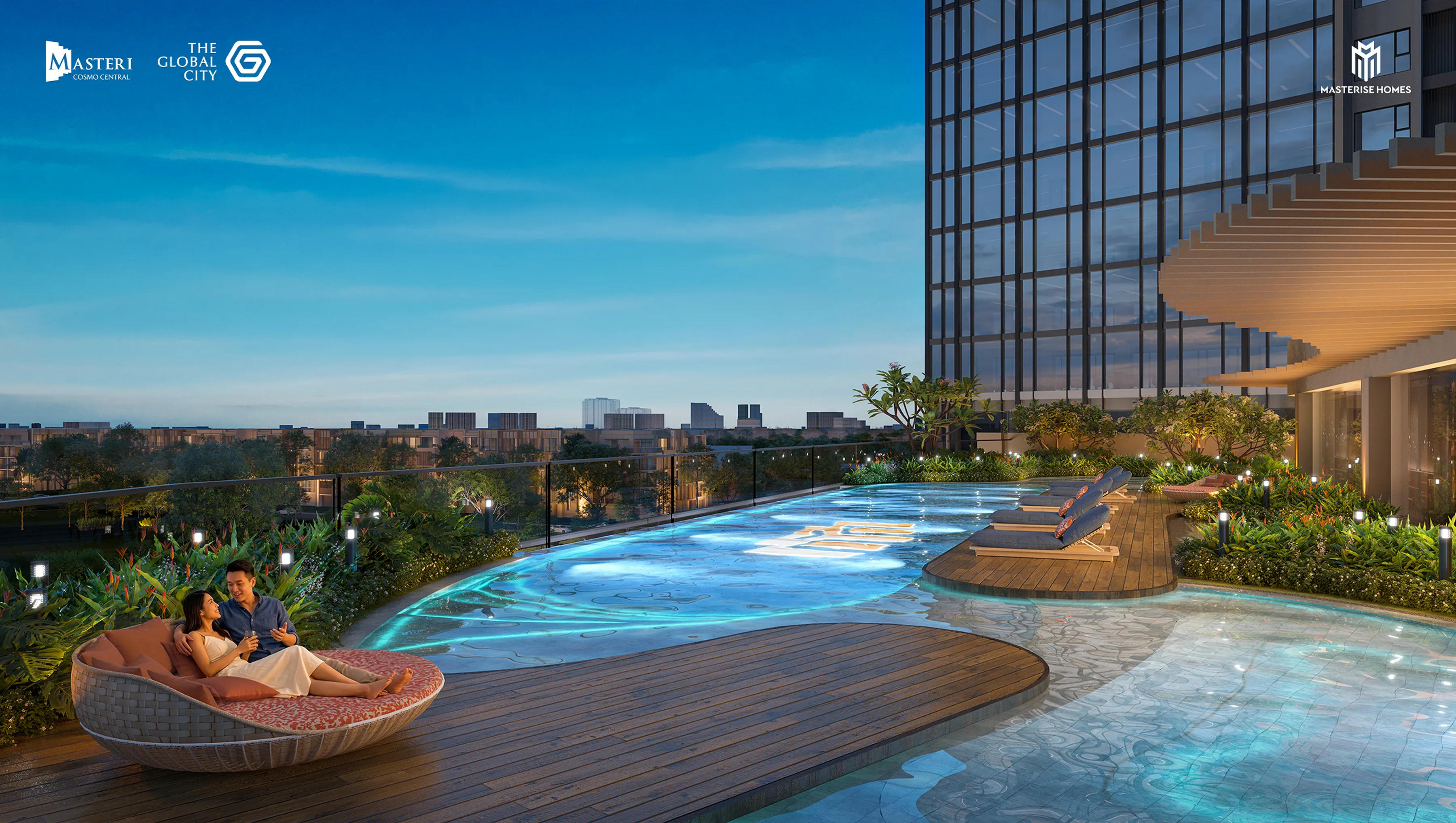Căn hộ 2 phòng ngủ thuộc dự án Masteri Cosmo Central - Nexus không gian rộng rãi, thoáng mát. Mua bán căn hộ tại Masteri Cosmo Central, Khu đô thị The Global City, đường Đỗ Xuân Hợp, Bình Trưng, Hồ Chí Minh được đăng bởi VPI Official. Hình 4