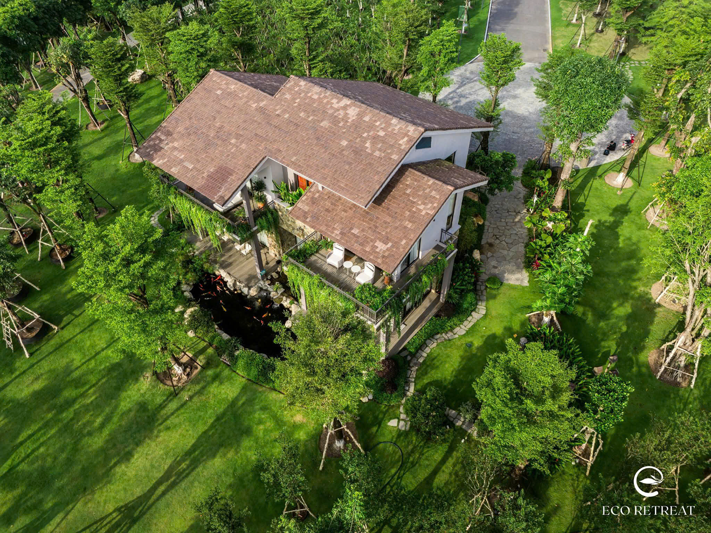 Eco Retreat – biệt thự ven sông, môi trường sống đẳng cấp View Hồ Thiên Nga. 出售 别墅 位于Eco Retreat, Nguyễn Hữu Trí, Bến Lức, Tây Ninh 由VPI Official发布