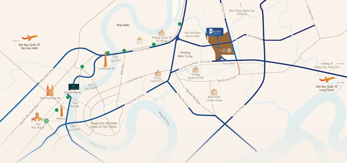 What makes Masteri Cosmo Central’s location valuable within The Global City?