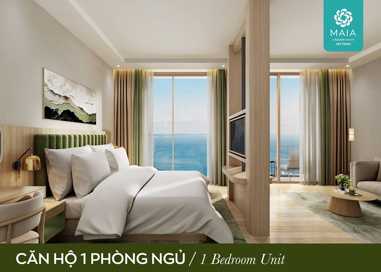 MAIA HỒ TRÀM – STUDIO NGHỈ DƯỠNG VẬN HÀNH BỞI FUSION. Mua bán căn hộ tại Hồ Tràm, Hồ Chí Minh được đăng bởi Minh Nhân